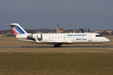 Air France (Brit Air) Bombardier CRJ-100ER (F-GRJT) at  Lyon - Saint Exupery, France