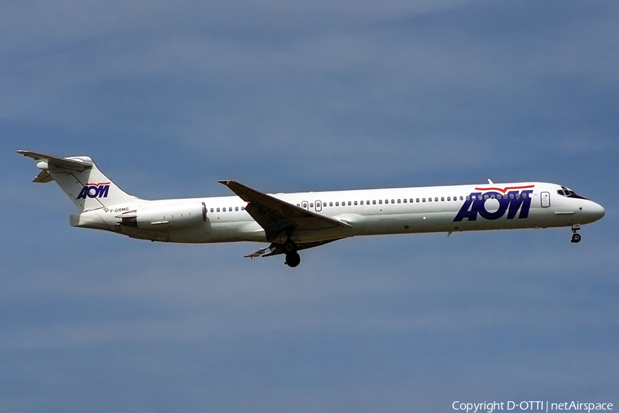 AOM French Airlines McDonnell Douglas MD-83 (F-GRMG) | Photo 269050