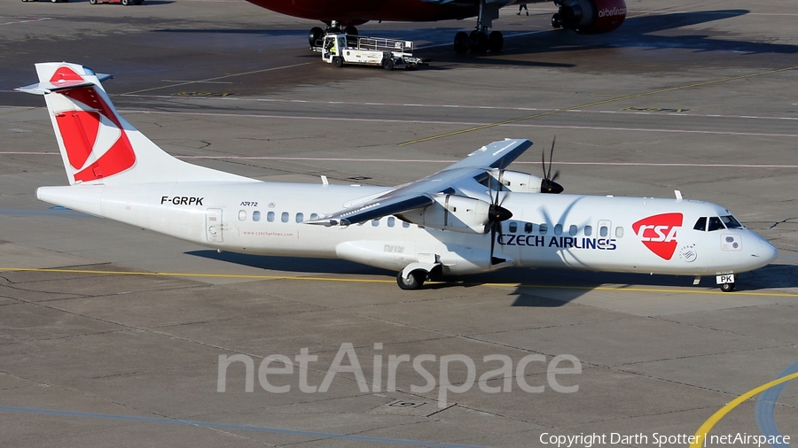 CSA Czech Airlines ATR 72-500 (F-GRPK) | Photo 209387