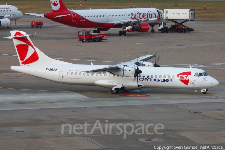 CSA Czech Airlines ATR 72-500 (F-GRPK) | Photo 14557