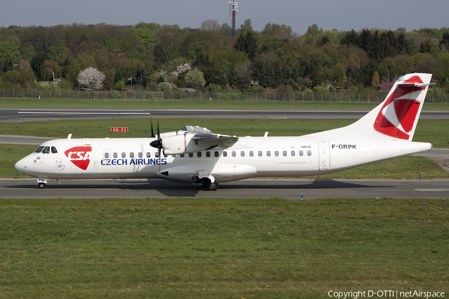 CSA Czech Airlines ATR 72-500 (F-GRPK) | Photo 408136