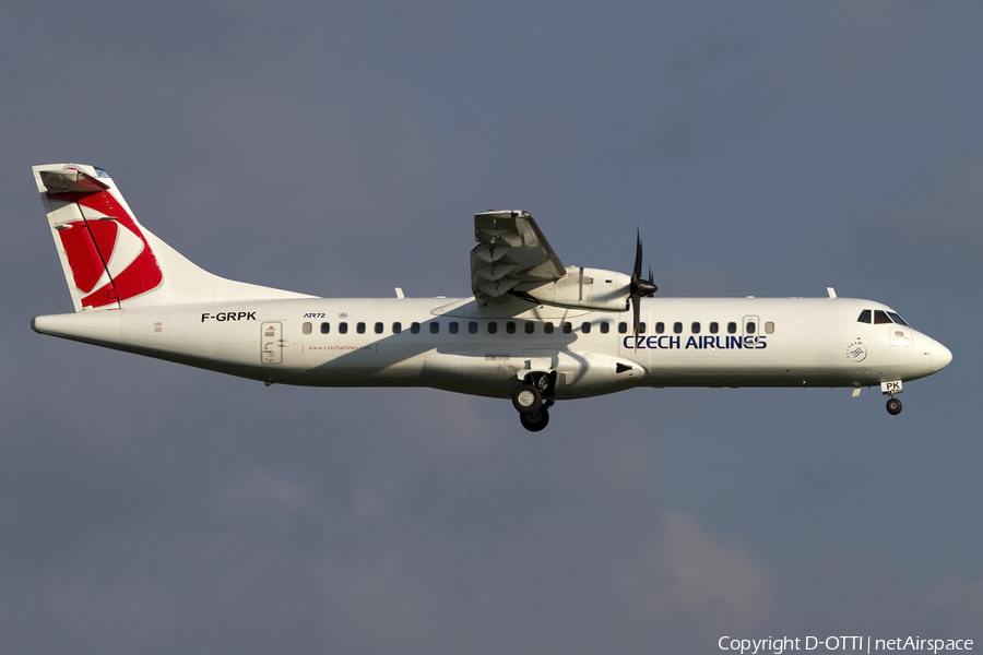 CSA Czech Airlines ATR 72-500 (F-GRPK) | Photo 436794