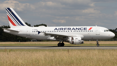 Air France Airbus A319-111 (F-GRXB) at  Hamburg - Fuhlsbuettel (Helmut Schmidt), Germany