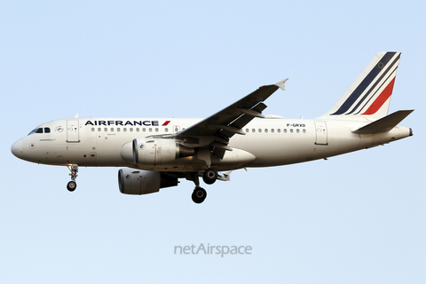 Air France Airbus A319-111 (F-GRXD) at  Berlin Brandenburg, Germany