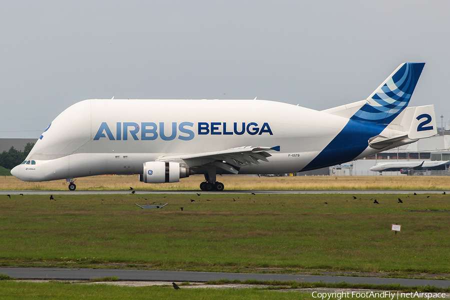 Airbus Transport International Airbus A300B4-608ST (F-GSTB) | Photo 148100