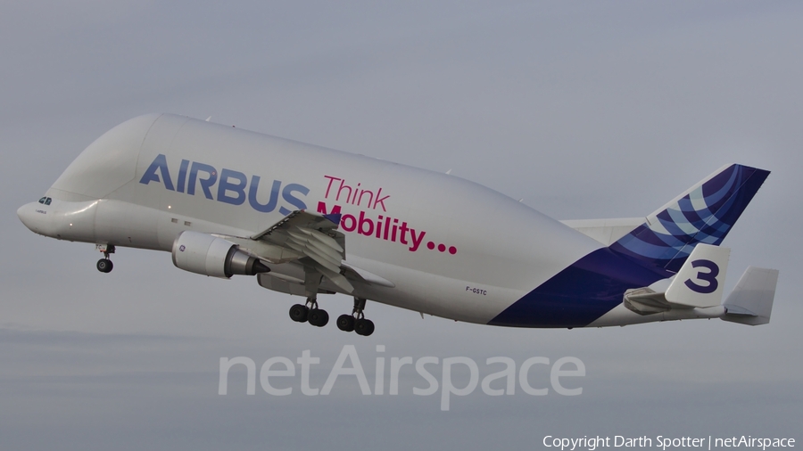 Airbus Transport International Airbus A300B4-608ST (F-GSTC) | Photo 225344