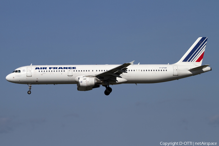 Air France Airbus A321-211 (F-GTAK) | Photo 408696