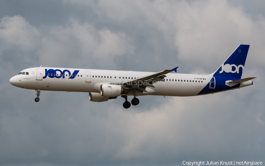 Joon Airbus A321-211 (F-GTAK) | Photo 245676