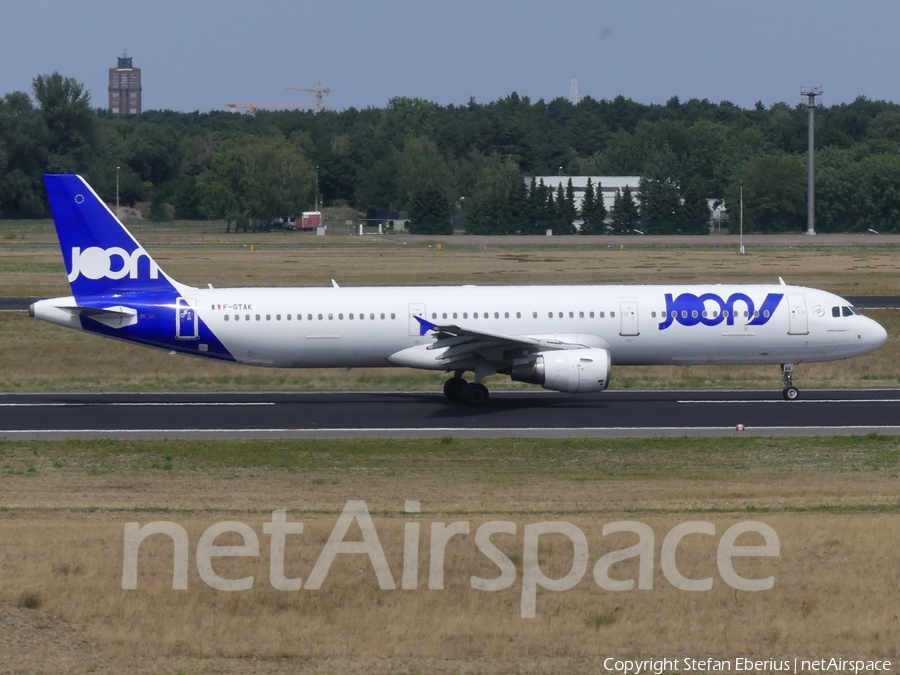 Joon Airbus A321-211 (F-GTAK) | Photo 255878