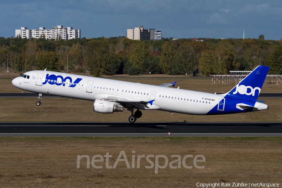 Joon Airbus A321-211 (F-GTAK) | Photo 272380