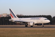 Air France Airbus A318-111 (F-GUGB) at  Hamburg - Fuhlsbuettel (Helmut Schmidt), Germany