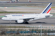 Air France Airbus A318-111 (F-GUGC) at  Madrid - Barajas, Spain