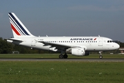 Air France Airbus A318-111 (F-GUGD) at  Hamburg - Fuhlsbuettel (Helmut Schmidt), Germany