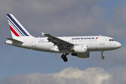 Air France Airbus A318-111 (F-GUGE) at  Amsterdam - Schiphol, Netherlands
