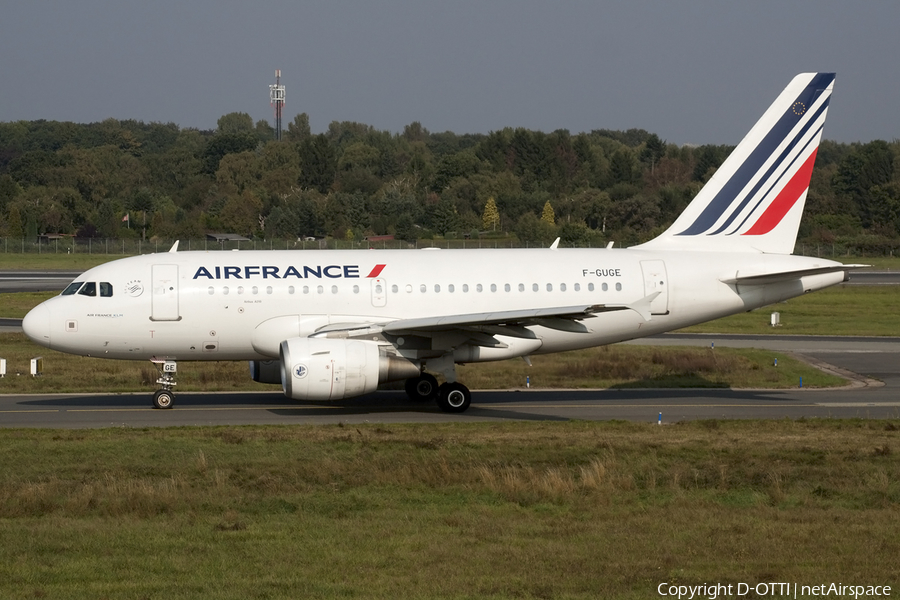 Air France Airbus A318-111 (F-GUGE) | Photo 452764
