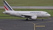 Air France Airbus A318-111 (F-GUGF) at  Dusseldorf - International, Germany