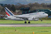 Air France Airbus A318-111 (F-GUGF) at  Manchester - International (Ringway), United Kingdom