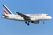 Air France Airbus A318-111 (F-GUGL) at  Barcelona - El Prat, Spain