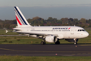 Air France Airbus A318-111 (F-GUGL) at  Dusseldorf - International, Germany