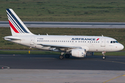 Air France Airbus A318-111 (F-GUGQ) at  Dusseldorf - International, Germany
