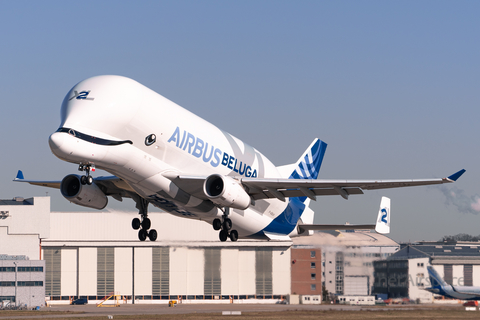 Airbus Transport International Airbus A330-743L Beluga XL (F-GXLH) at  Hamburg - Finkenwerder, Germany