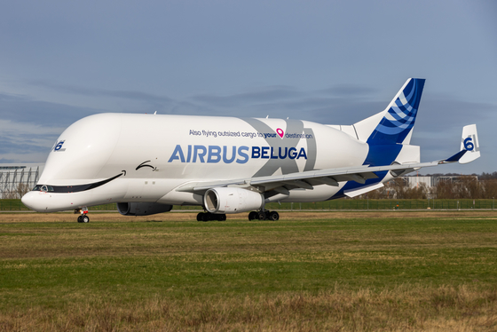 Airbus Transport International Airbus A330-743L Beluga XL (F-GXLO) at  Hamburg - Finkenwerder, Germany