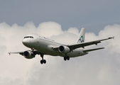 Air Mediterranee Airbus A320-211 (F-GYAI) at  Belfast / Aldergrove - International, United Kingdom