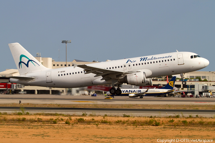 Air Mediterranee Airbus A320-211 (F-GYAI) | Photo 367391