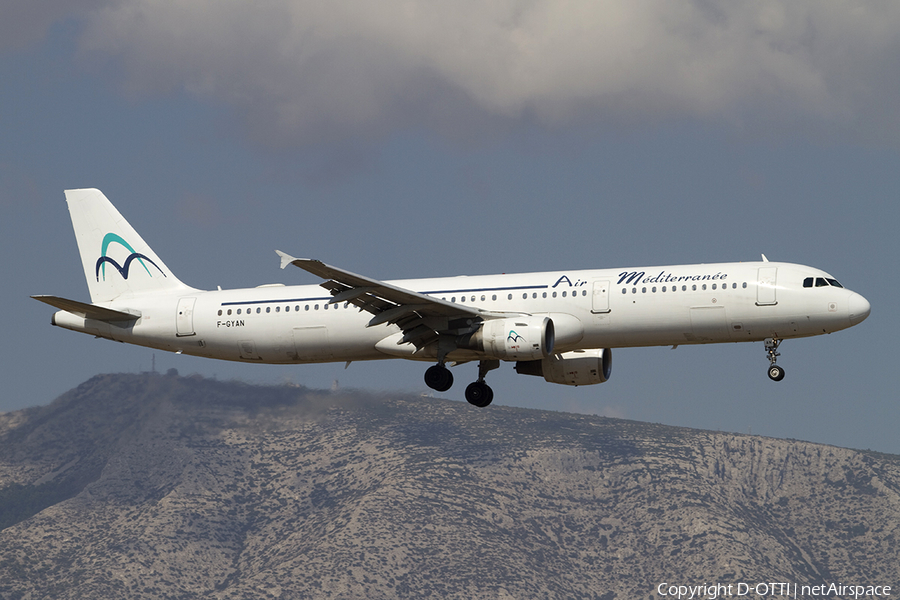 Air Mediterranee Airbus A321-111 (F-GYAN) | Photo 315572