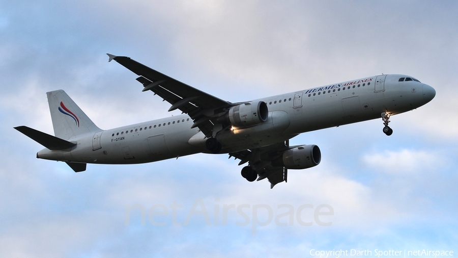 Hermes Airlines Airbus A321-111 (F-GYAN) | Photo 221038