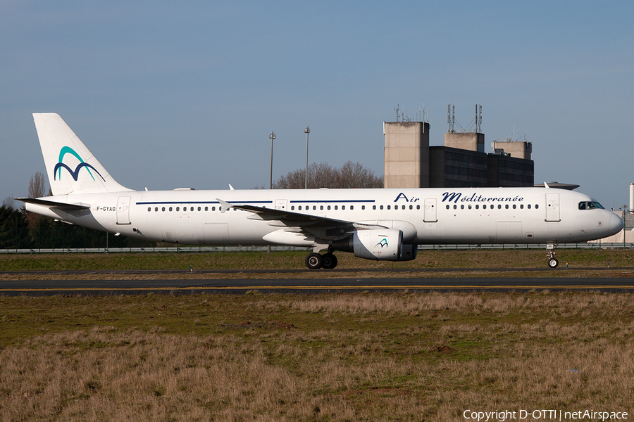 Air Mediterranee Airbus A321-111 (F-GYAO) | Photo 249501