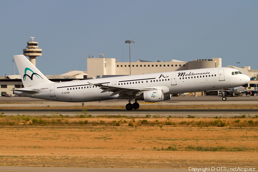 Air Mediterranee Airbus A321-111 (F-GYAO) | Photo 367395