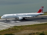 Air Mediterranee Airbus A321-211 (F-GYAR) at  Corfu - International, Greece