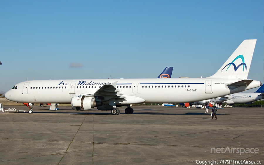 Air Mediterranee Airbus A321-111 (F-GYAZ) | Photo 33976