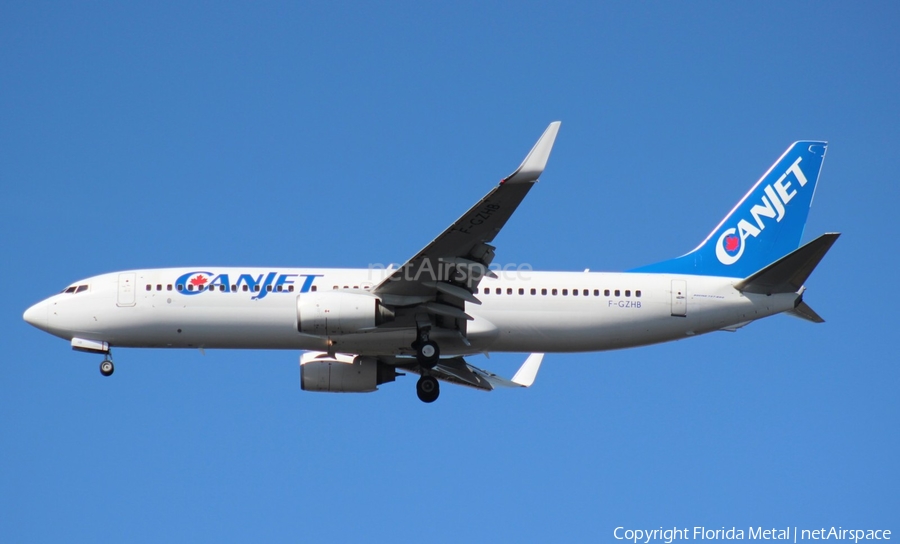 CanJet Boeing 737-8GJ (F-GZHB) | Photo 297962
