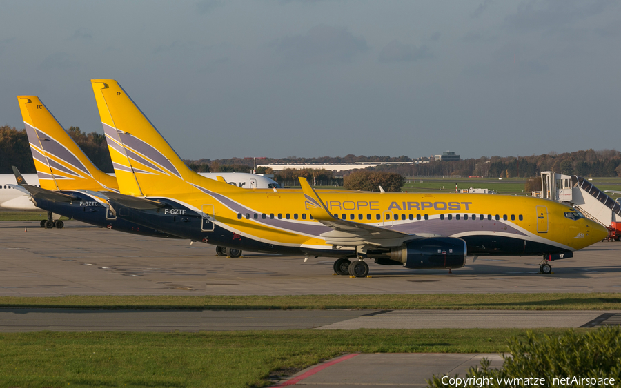 Europe Airpost Boeing 737-73S (F-GZTF) | Photo 424370
