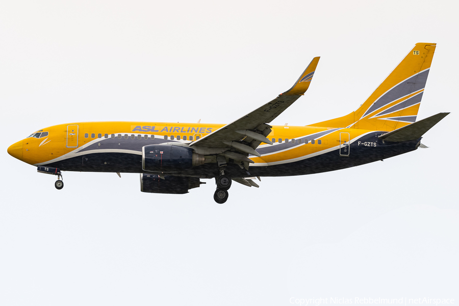 ASL Airlines France Boeing 737-73V (F-GZTS) | Photo 348039