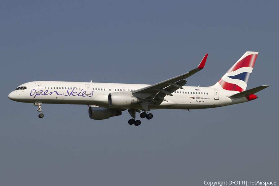 Open Skies Boeing 757-230 (F-HAVN) | Photo 369934