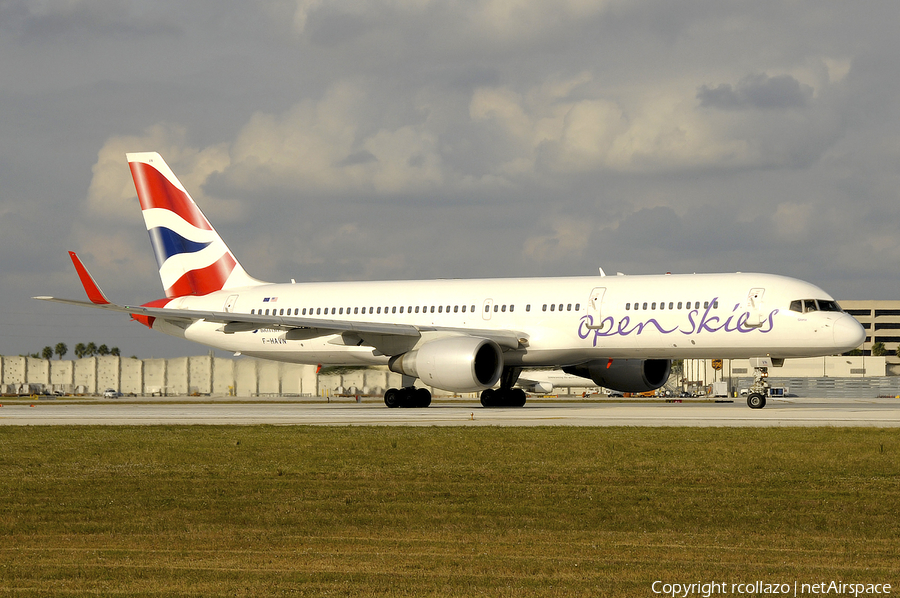 Open Skies Boeing 757-230 (F-HAVN) | Photo 21587