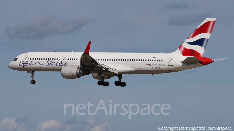 Open Skies Boeing 757-230 (F-HAVN) | Photo 221170