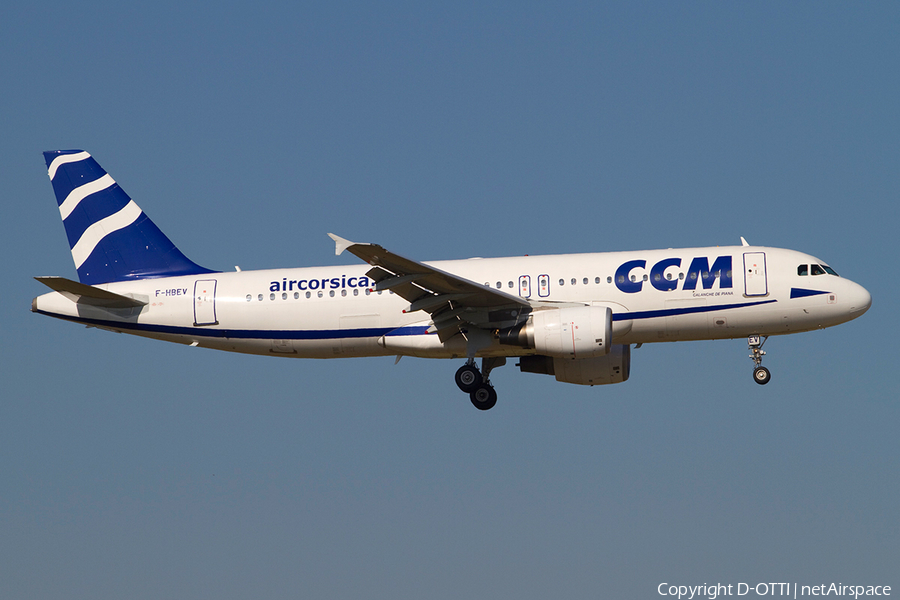 CCM Airlines - Compagnie Corse Mediterranee Airbus A320-216 (F-HBEV) | Photo 371545