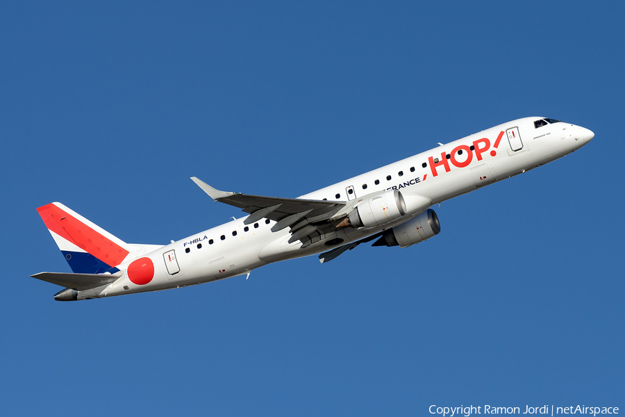 HOP! Embraer ERJ-190LR (ERJ-190-100LR) (F-HBLA) | Photo 414652