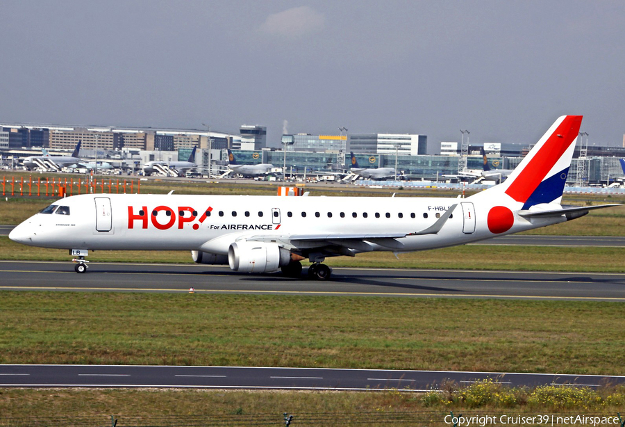 HOP! Embraer ERJ-190LR (ERJ-190-100LR) (F-HBLB) | Photo 248765