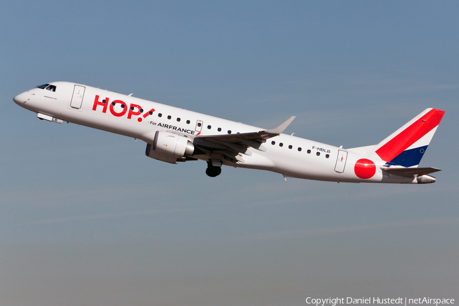 HOP! Embraer ERJ-190LR (ERJ-190-100LR) (F-HBLB) | Photo 489912