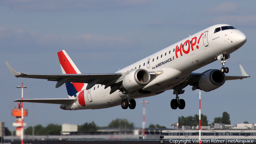 HOP! Embraer ERJ-190LR (ERJ-190-100LR) (F-HBLB) | Photo 489721