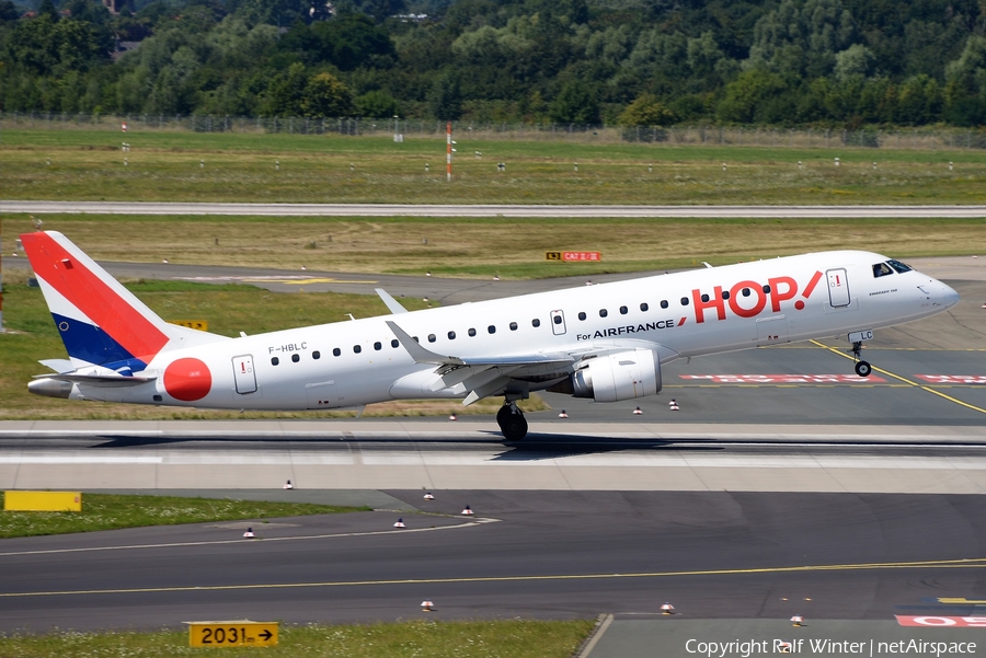 HOP! Embraer ERJ-190LR (ERJ-190-100LR) (F-HBLC) | Photo 316178