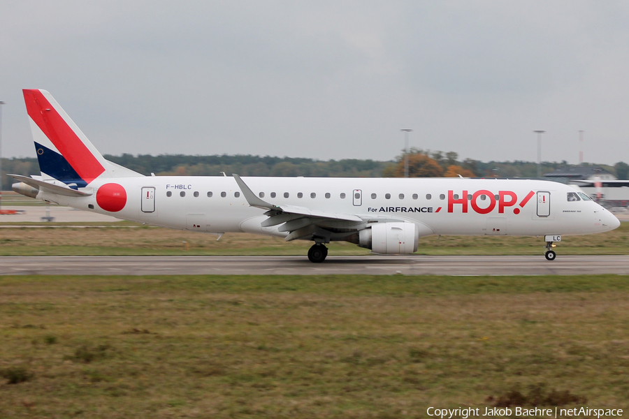HOP! Embraer ERJ-190LR (ERJ-190-100LR) (F-HBLC) | Photo 140649