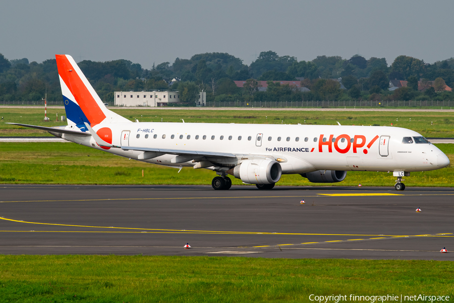 HOP! Embraer ERJ-190LR (ERJ-190-100LR) (F-HBLC) | Photo 472057