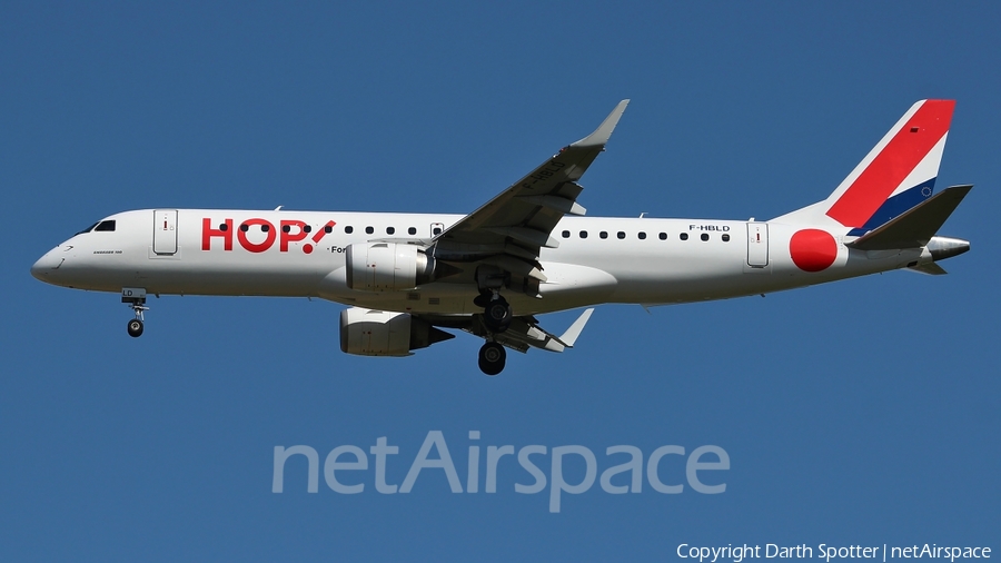 HOP! Embraer ERJ-190LR (ERJ-190-100LR) (F-HBLD) | Photo 221187