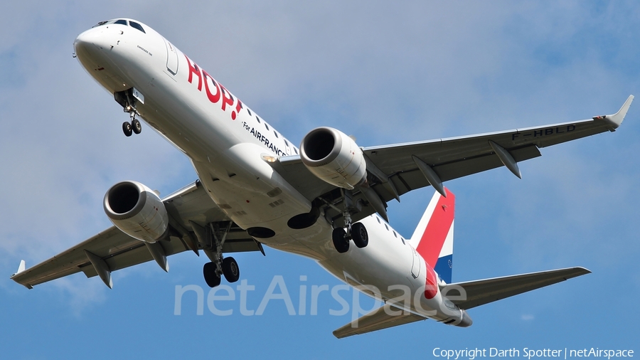 HOP! Embraer ERJ-190LR (ERJ-190-100LR) (F-HBLD) | Photo 221188